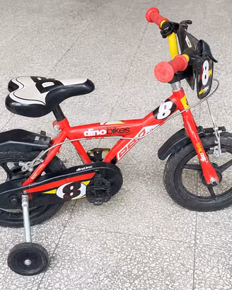 Bici bambino Dino Bikes Pro Cross 12” con rotelle