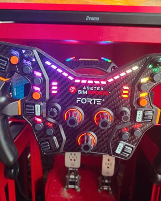 Asetek FORTE FORMULA volante per base DIrect Drive