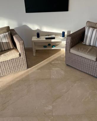 Coppia di poltrone  in rattan- Eleganti come nuove