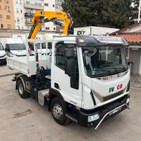 Iveco eurocargo 100-22K scarrabile e gru