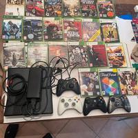 Xbox 360 con 4 controller e giochi. 22 giochi