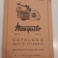LIBRETTO PARTI DI RICAMBIO MOTORE MOSQUITO 38B