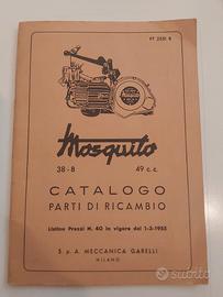 LIBRETTO PARTI DI RICAMBIO MOTORE MOSQUITO 38B