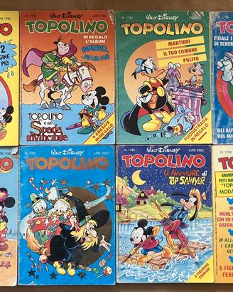 Topolino n. 1710, 1728, 1742, 1748, 1753, 1780 …