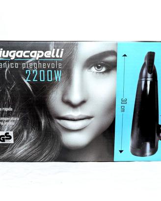 Asciugacapelli Phon 2200W pieghevole NUOVO