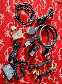 10 pz cavetti elettrici,alimentatori vari misti