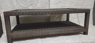 Tavolino da salotto in Vimini sintetico