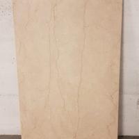 Piano tavolo in marmo Botticino lucidato