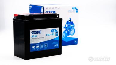 Exide ETX14-BS Batteria Moto AGM 12V 12Ah 200A
