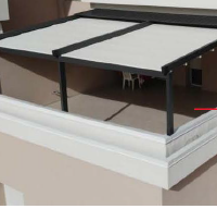 Pergotenda motorizzata 6x4 m nuova