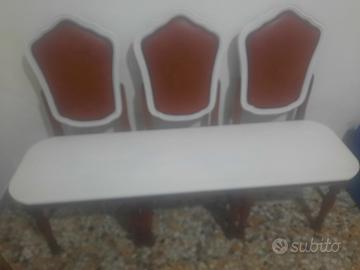 DIVANO A POLTRONE ARTIGIANALE 154X46