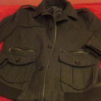 Giubotto invernale nero effetto lana Tg S - Nuovo