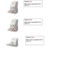GEWISS interruttori differenziali componibili vari