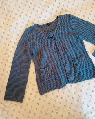 CLAUDIE PIERLOT cardigan lana cachemire aperto M L