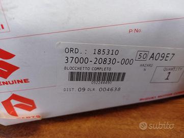 Blocchetto avviamento suzuki sixteen