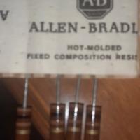 4 Resistenze da 1 Watt 100 ohm Allen Bradley hi fi
