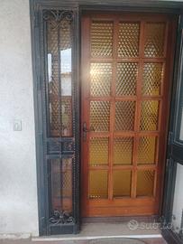 Portone ingresso in ferro battuto