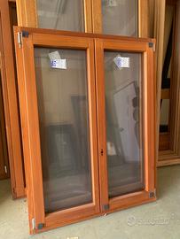 Finestra nuova artigianale legno 119x153 cm