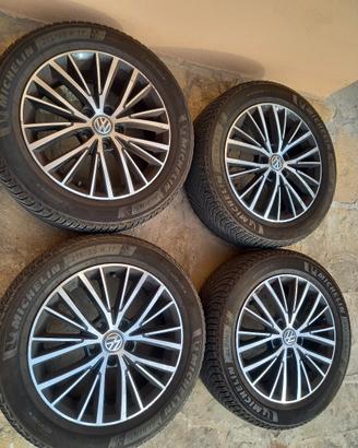 ruote  complete x volkswagen touran t5 2019 