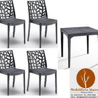 Sedie Tavoli Bar Ristorante Pub Polipropilene 0810