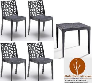 Sedie Tavoli Bar Ristorante Pub Polipropilene 0810