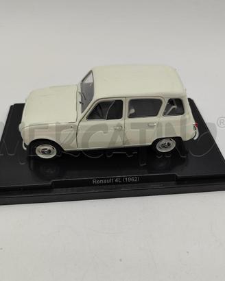 RENAULT 4L 1962 QUATTRORUOTE 1/24 MODELLINO