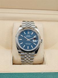 Rolex Datejust 41 126334 Blu Jubilee 2024 Full Set