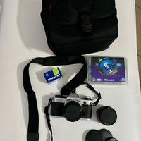 Canon AE-1 Program + obiettivi e accessori