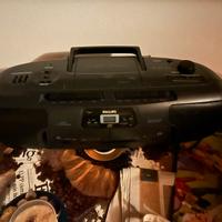 Radio Philips con lettore cd e cassette