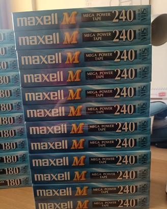N. 12 VHS vergini Maxell