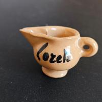 Souvenir miniatura brocca Loreto caraffa ceramica