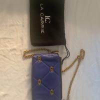 borsa di pelle la Carrie nera 