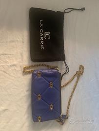 borsa di pelle la Carrie nera 