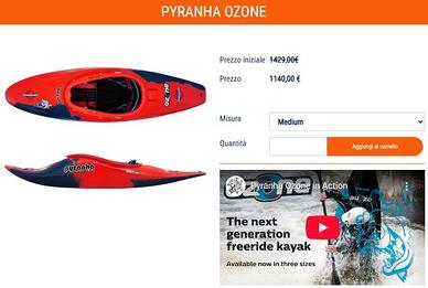 Canoa/Kayak/Surf Pyranha OZONE