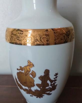 Vaso in porcellana di Limoges 