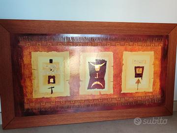 quadro in legno ciliegio