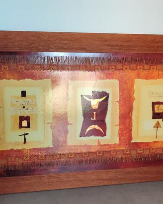 quadro in legno ciliegio