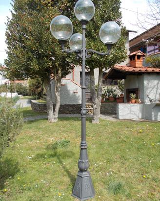 lampione in fusione