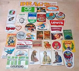 Adesivi abbigliamento vintage lotto