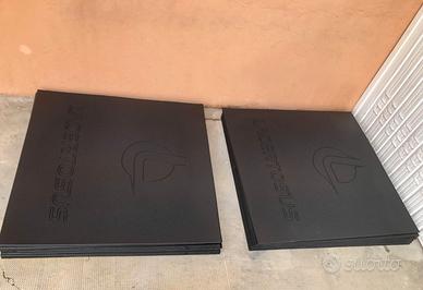25mq pavimento in gomma Lacertosus usato homegym