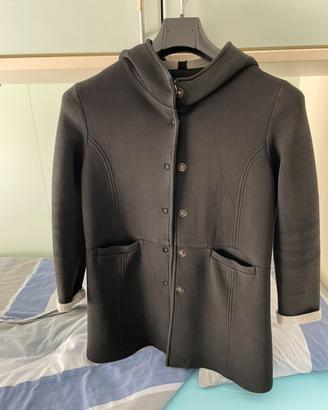 Giacca in viscosa elasticiz tg M c/capouccio nera