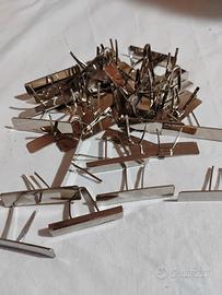 targhette per pellame borse cinture ecc in metallo