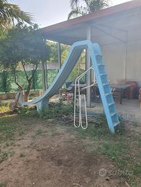 scivolo per piscina in vetroresina 