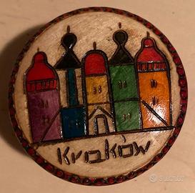Scatolina in Legno Pirografata Kraków Cracovia