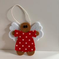 Omino di pan di zenzero in feltro