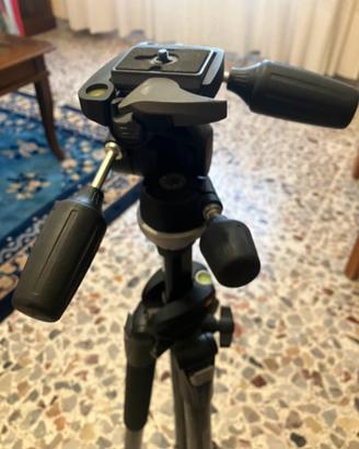 Cavalletto foto video manfrotto