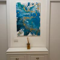 Quadro su tela e acrilico fatto a mano