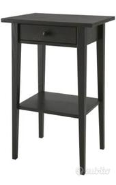 comodini IKEA HEMNES nero-marrone