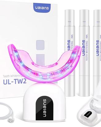 Kit Sbiancante per Denti, 2 Modalità di Sbiancanto