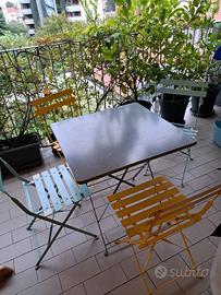 Tavolo e 4 sedie da giardino Maison di Monde